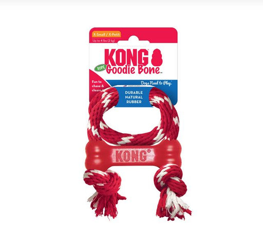 KONG Goodie Bone mit Seil.