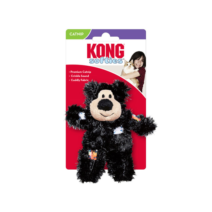 KONG Cat Softies Patchwork Bear