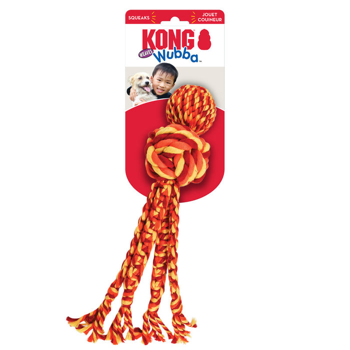 KONG Wubba Weaves mit Seil.