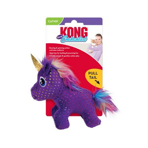 KONG Cat Enchanted Buzzy Unicorn.