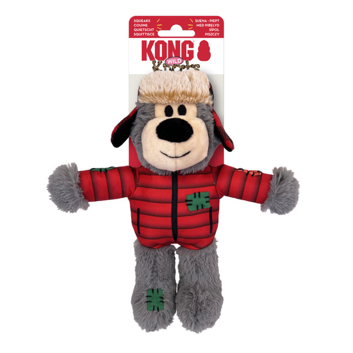 KONG Holiday Wild Knots Bear.