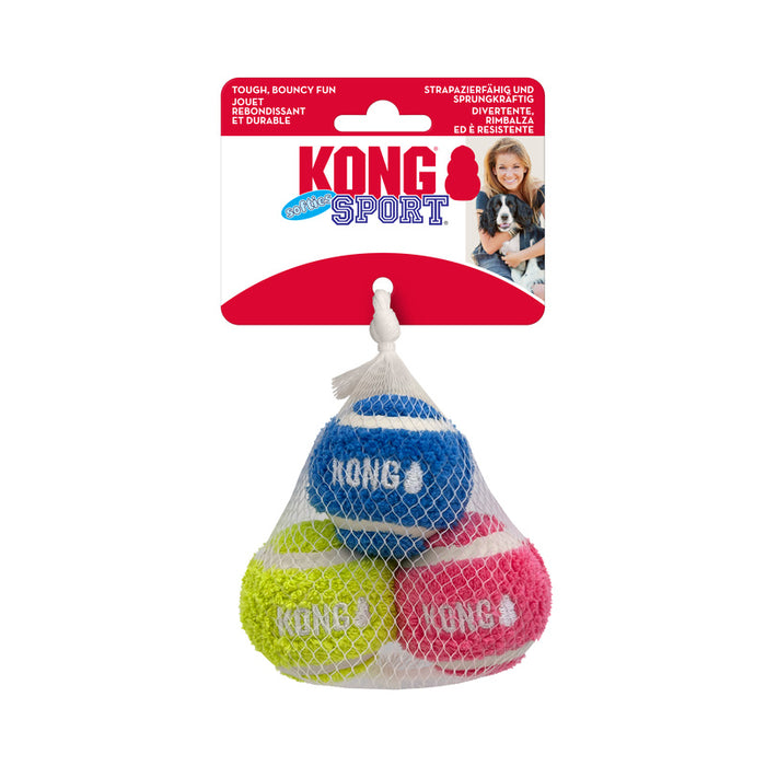 KONG Sport Softies Balls 3er Pack Sortiert