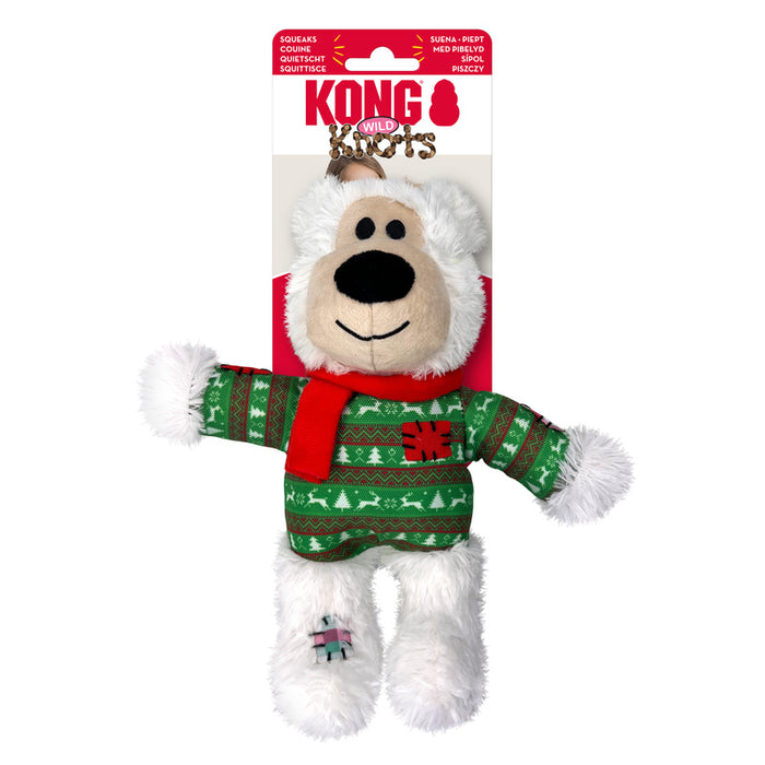 KONG Holiday Wild Knots Bear Sortiert