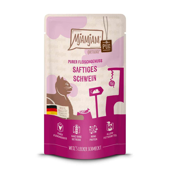 MjAMjAM Cat - Purer Fleischgenuss Pouchbeutel 12x125g