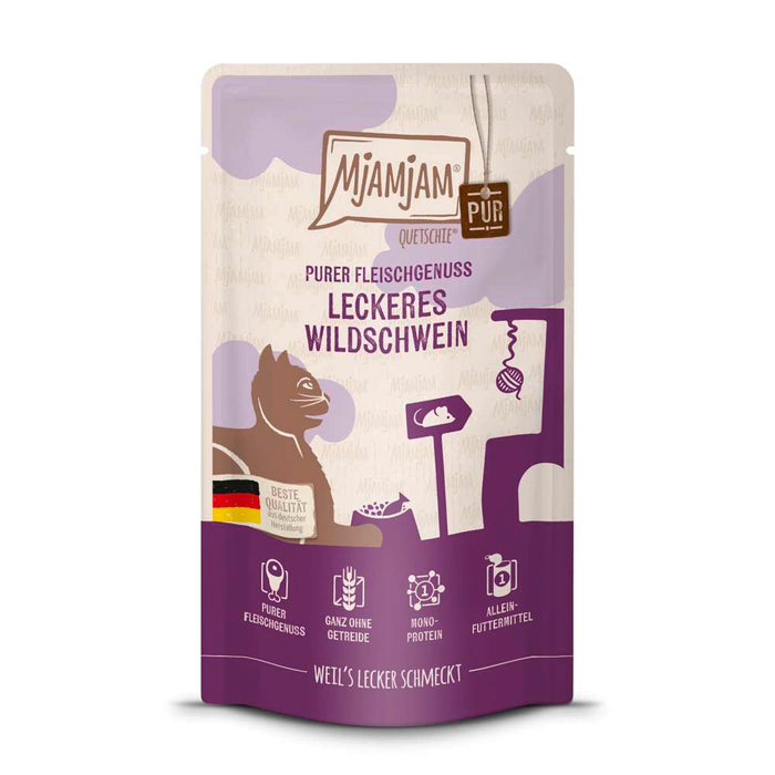 MjAMjAM Cat - Purer Fleischgenuss Pouchbeutel 12x125g