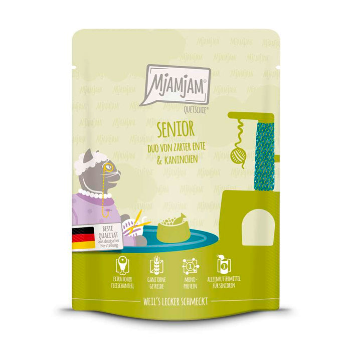 MjAMjAM Cat - Leckere Mahlzeiten Senior Duo Pouch 6x300g