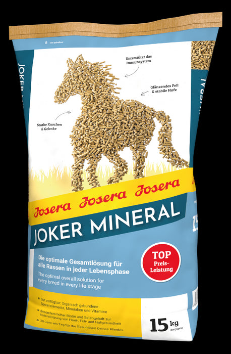 Cheval Josera, Minéral Joker