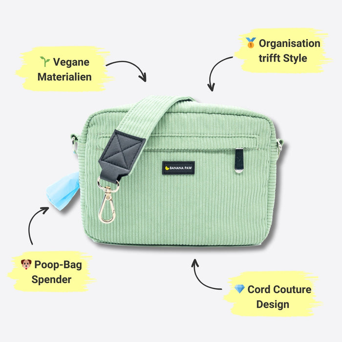 Gassitasche  · Cord · Mint Bliss