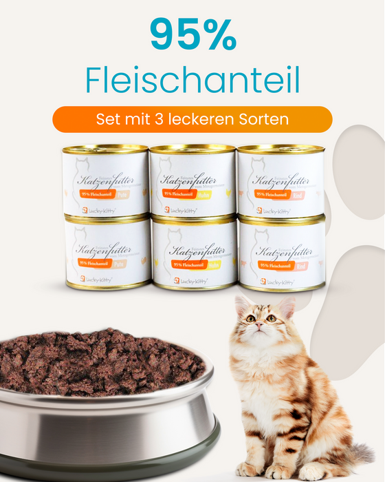 Katzenfutter Sparpaket B "Klassiker II" (15 x 200 Gramm)