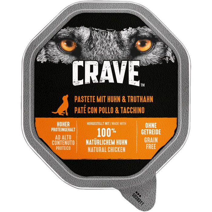 Crave Dog Schale Pastete 14x150g