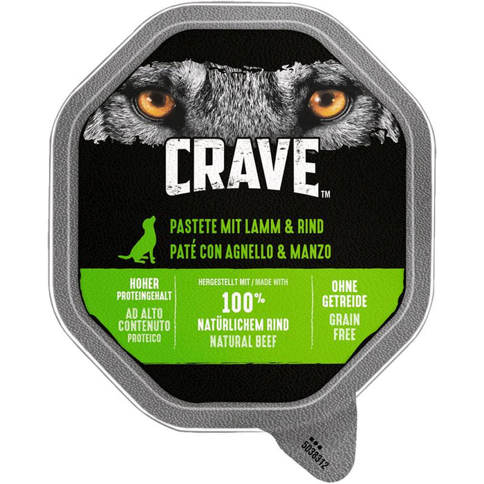 Crave Dog Schale Pastete 14x150g
