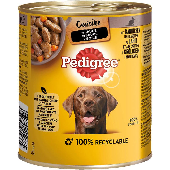 Pedigree Dose Cuisine in Sauce Kaninchen & Karotten