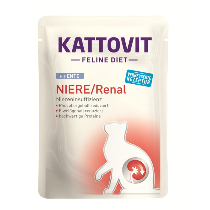 Kattovit - Feline Diet Pouchbeutel Niere/Renal 24x85g