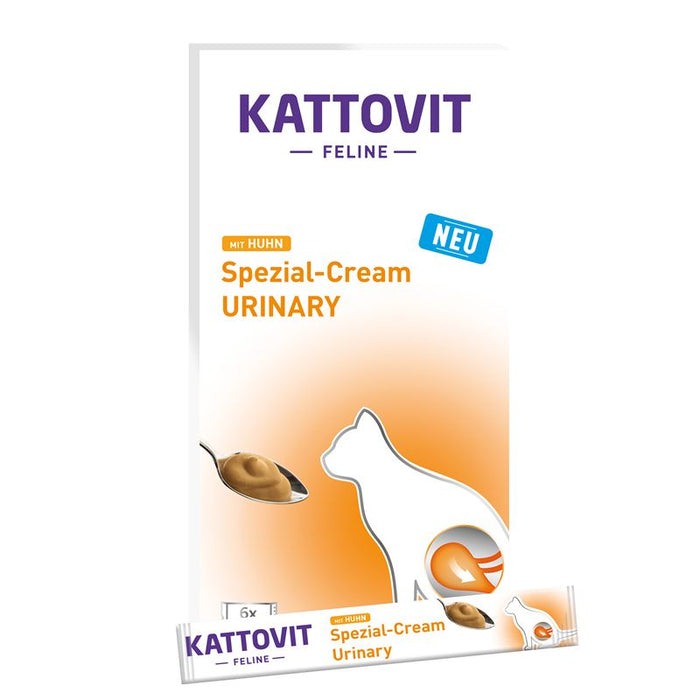 Kattovit - Feline Diet Spezial-Cream Urinary 6x15g (11er Pack)
