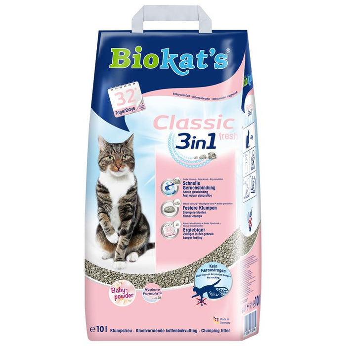 BiokatsClassic fresh 3in1 Babypuderduft im Papierbeutel