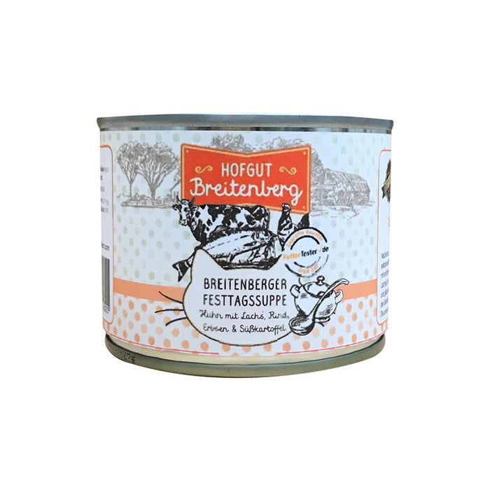 Hofgut Breitenberg Cat Breitenberger Festive Soup Chicken 12x180g