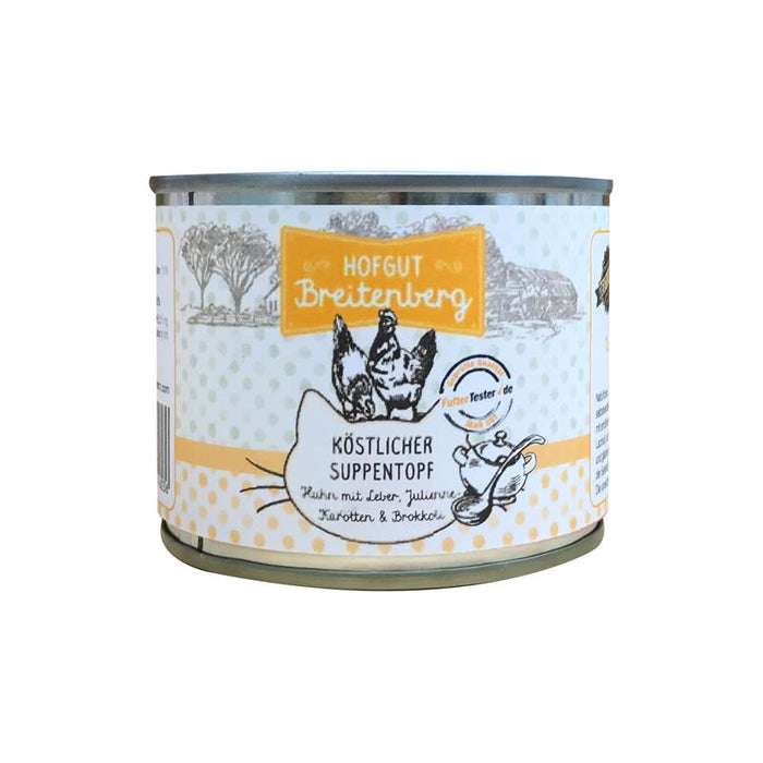 Hofgut Breitenberg Cat köstlicher Suppentopf Huhn 12x180g