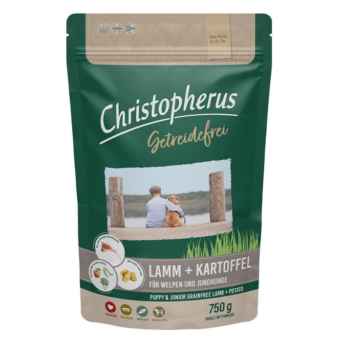Christopherus Getreidefrei Welpe & Junghund Lamm & Kartoffel