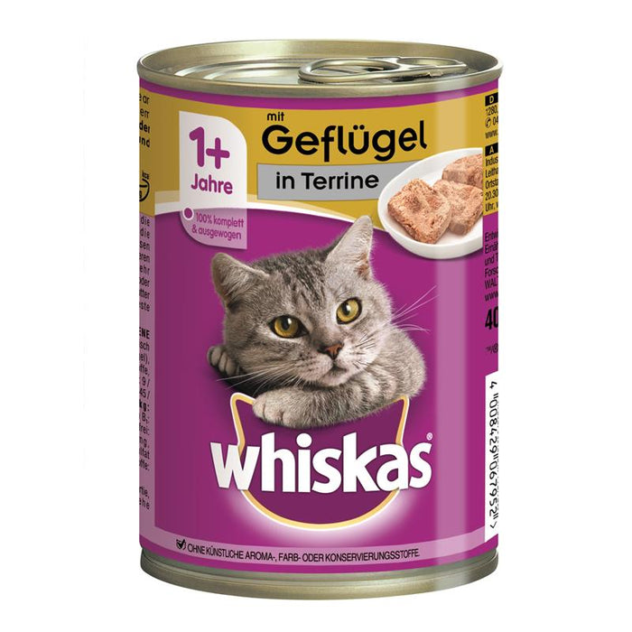Terrine Whiskas 12x400g
