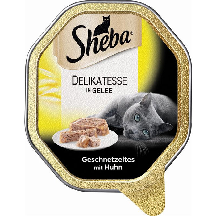 Bol de Sheba gourmandise tranchée en gelée 22x85g