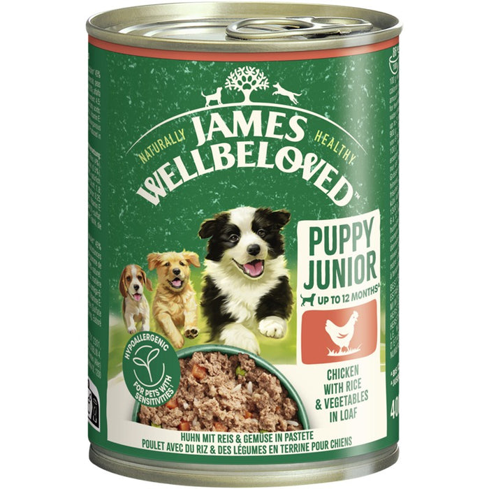 James Wellbeloved Dog Dose Puppy Junior Huhn Pastete