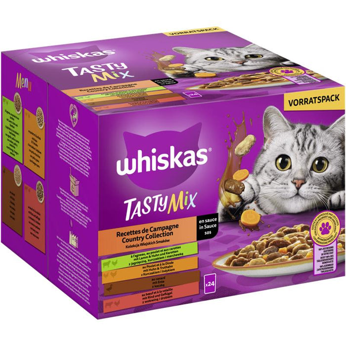 Whiskas M.P Tasty Mix CountryCol Sauce 48x85g