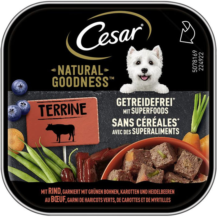 Cesar Schale Natural Goodness Terrine Getreidefrei Superfoods16x100g.