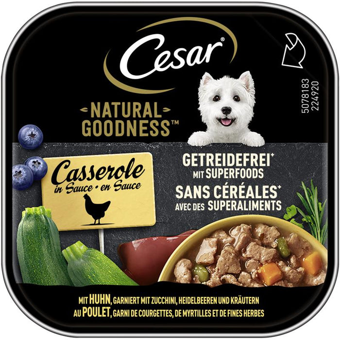 Cesar Schale Natural Goodness Casserole in Sauce Getreidefrei Superfoods 16x100g.