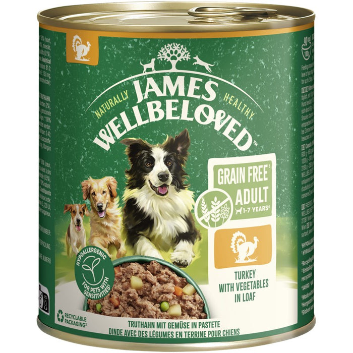 James Wellbeloved Dog Pastete 6x800g