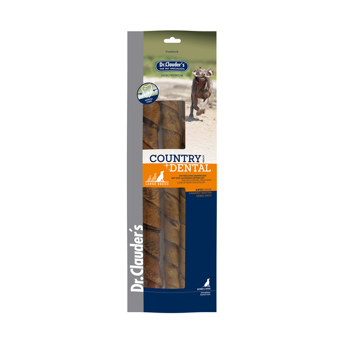 dr Clauder's Dog Snack Country Dental Snack Large Breed 8x315g