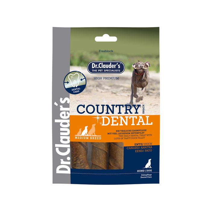 dr Clauder's Dog Snack Country Dental Snack Medium Breed 120g