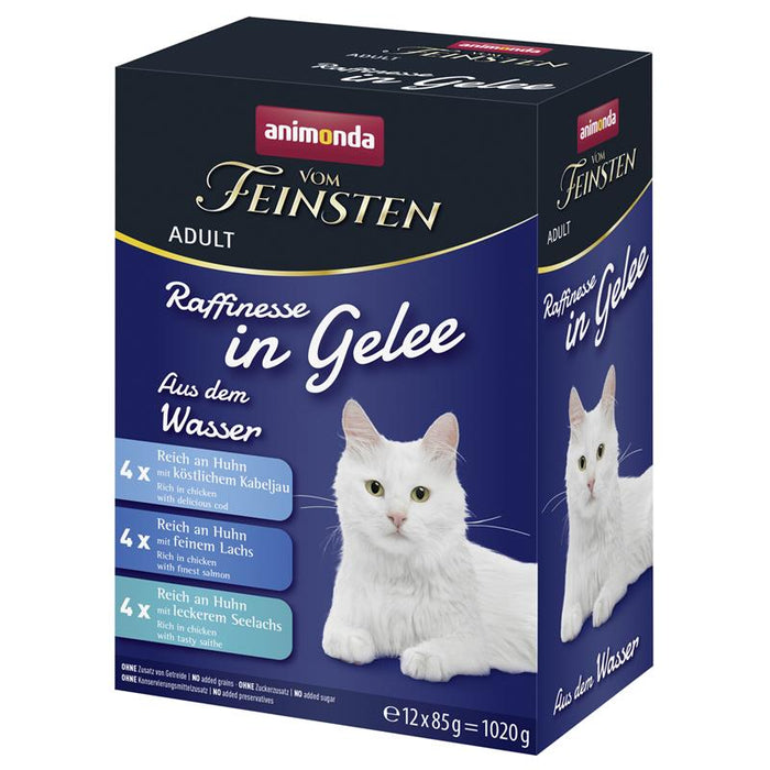 Animonda Vom Feinsten Raffinesse in Gelee Adult Varietäten aus dem Wasser