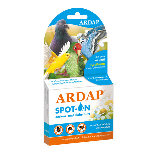 Ardap Spot-On für Ziervögel/Brieftauben.