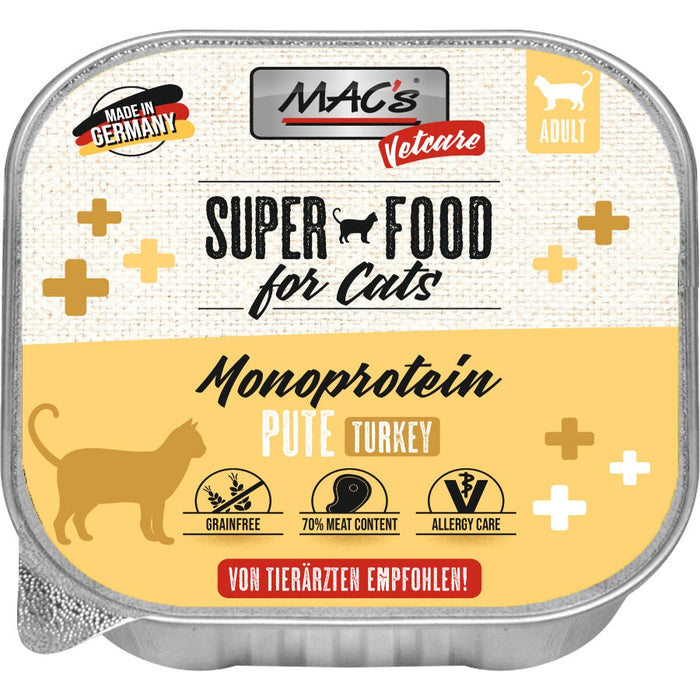 MACs Cat Vetcare Mono Turkey 16x100g