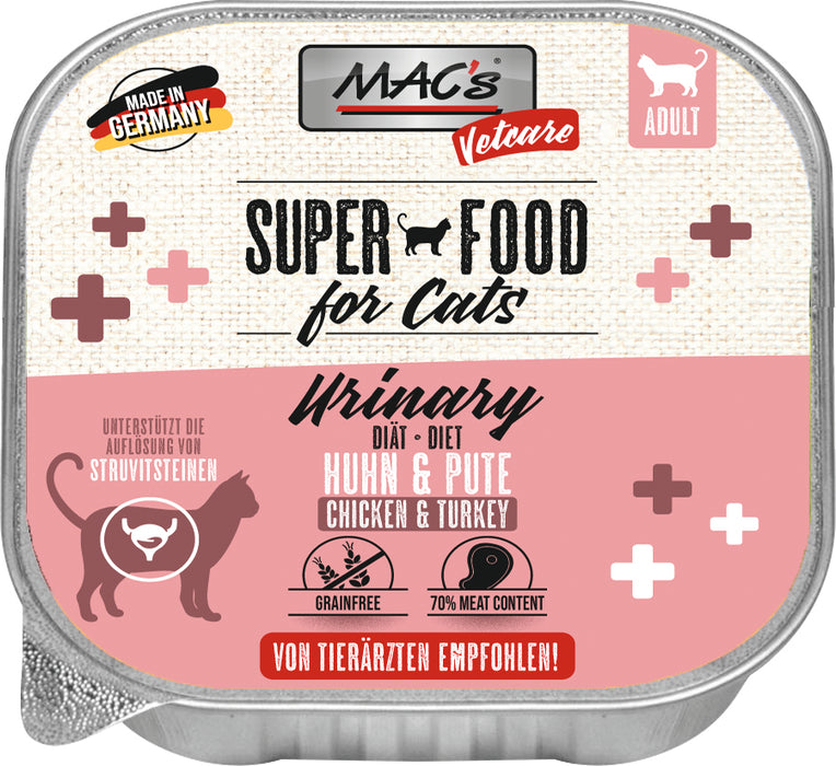 MAC's Cat Vetcare Urinary 16x100g