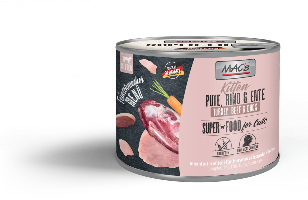 Mac's Cat Kitten Can 6x100g