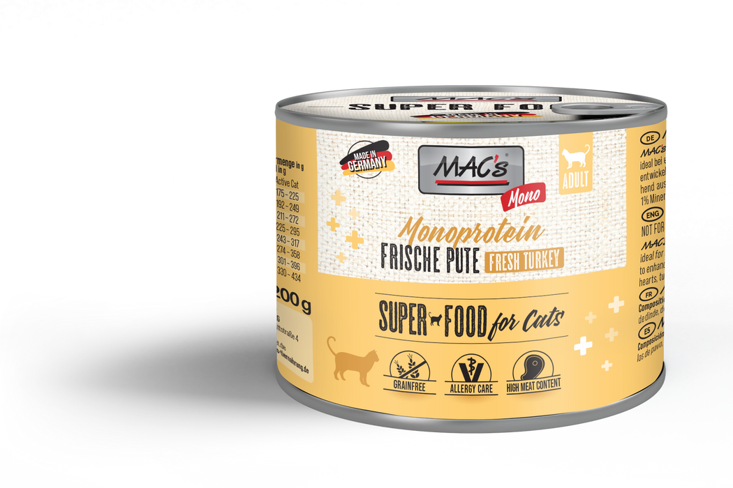 MAC's CAT - Monoprotein Dose 6x200g