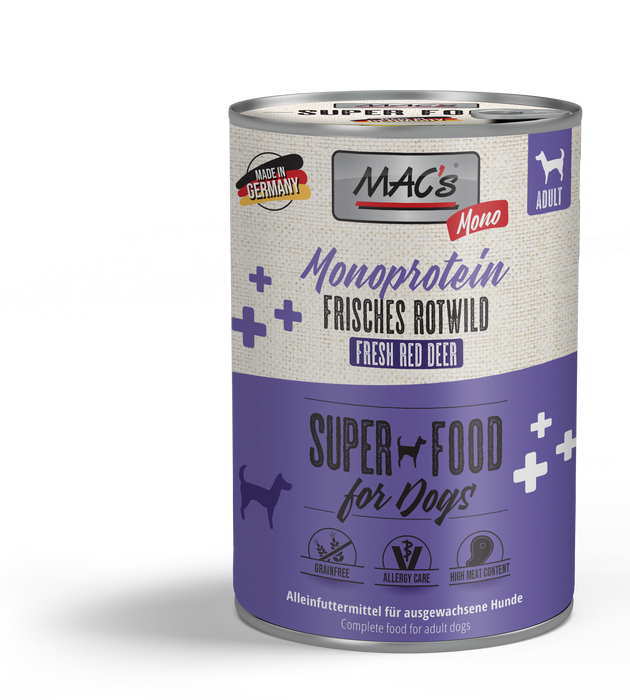 MAC's DOG - Monoprotein Dose 6x400g