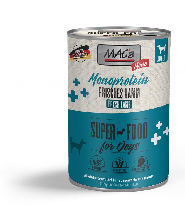 MAC's DOG - Monoprotein Dose 6x400g