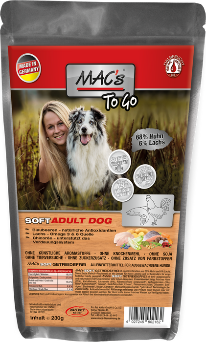 Macs Soft Grainfree to go 230g