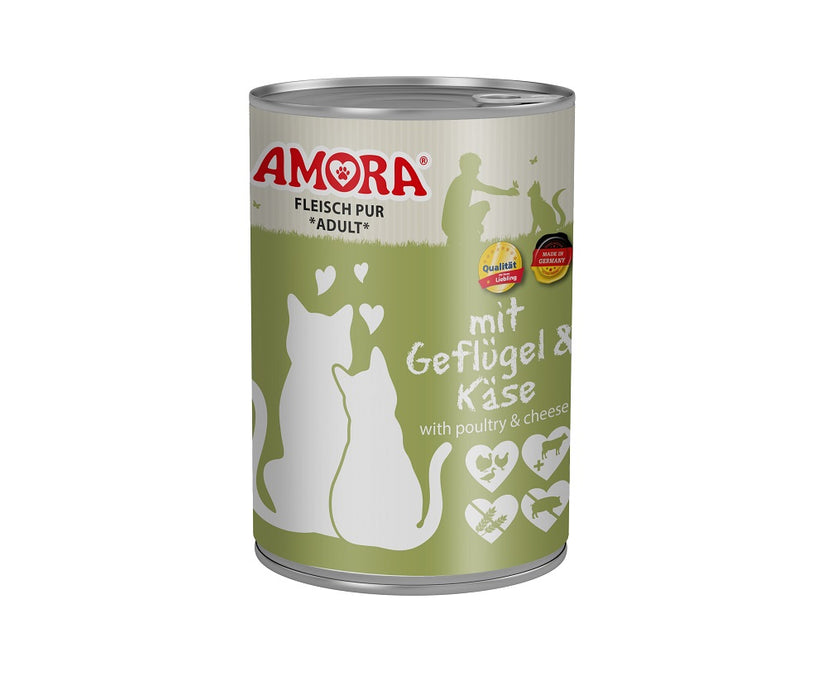 AMORA Cat Fleisch Pur 6x400g