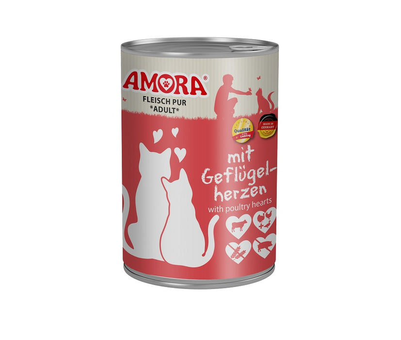 AMORA Cat Fleisch Pur 6x400g