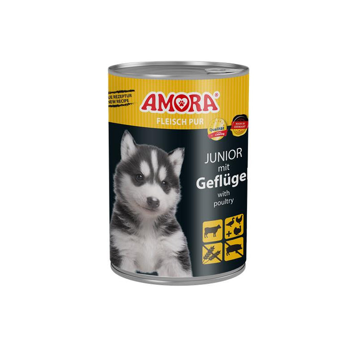 AMORA Dog Fleisch Pur Junior 6x400g