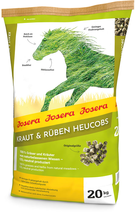 Cheval Josera, épis de chou et de navet 20kg