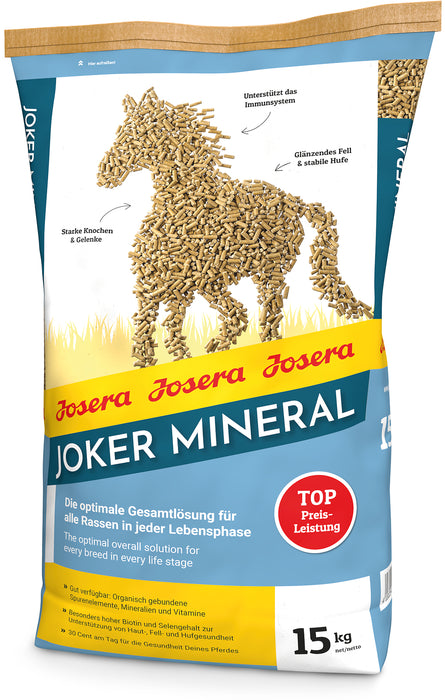 Cheval Josera, Minéral Joker
