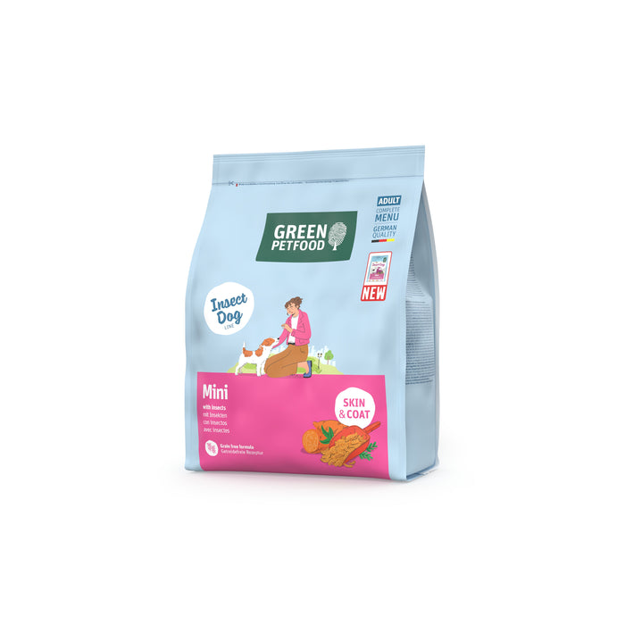 Green Petfood Dog - Mini with Insects