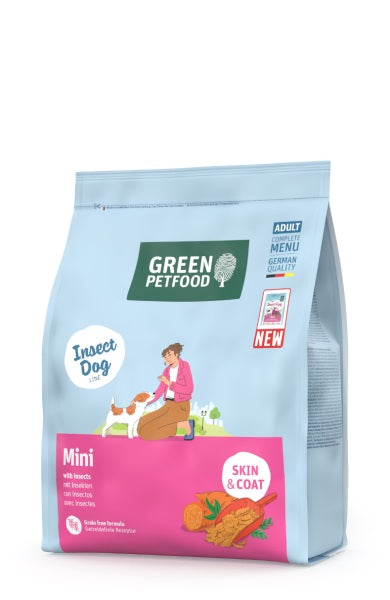 Green Petfood Dog - Mini with Insects