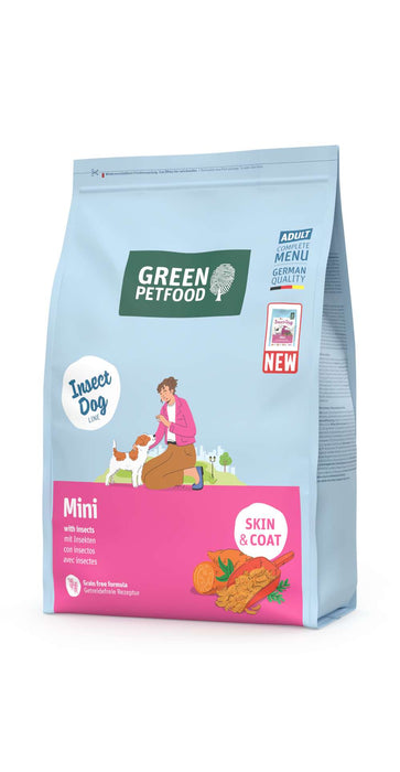 Green Petfood Dog - Mini with Insects