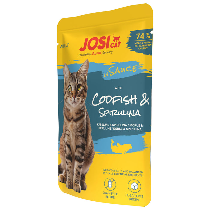 JosiCat with Codfish in Sauce