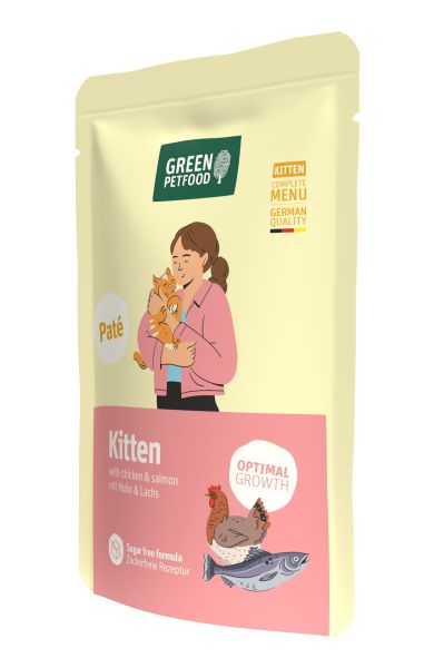 Green Petfood Cat Paté Kitten